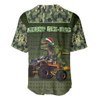 Dinosaur Christmas Baseball Jersey Merry Rexmas - Wonder Print Shop
