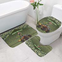 Dinosaur Christmas Bathroom Set Merry Rexmas - Wonder Print Shop