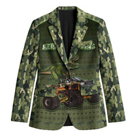 Dinosaur Christmas Blazer Merry Rexmas - Wonder Print Shop