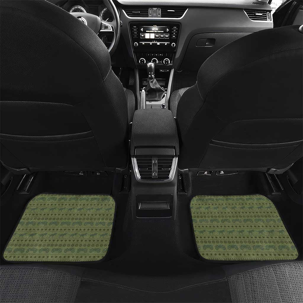 Dinosaur Christmas Car Mats Merry Rexmas - Wonder Print Shop
