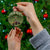 Dinosaur Christmas Ceramic Ornament Merry Rexmas - Wonder Print Shop