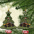 Dinosaur Christmas Ceramic Ornament Merry Rexmas - Wonder Print Shop