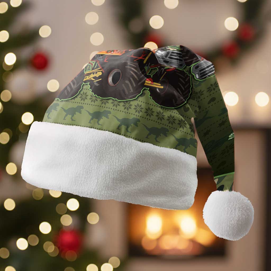 Dinosaur Christmas Santa Hat Merry Rexmas - Wonder Print Shop