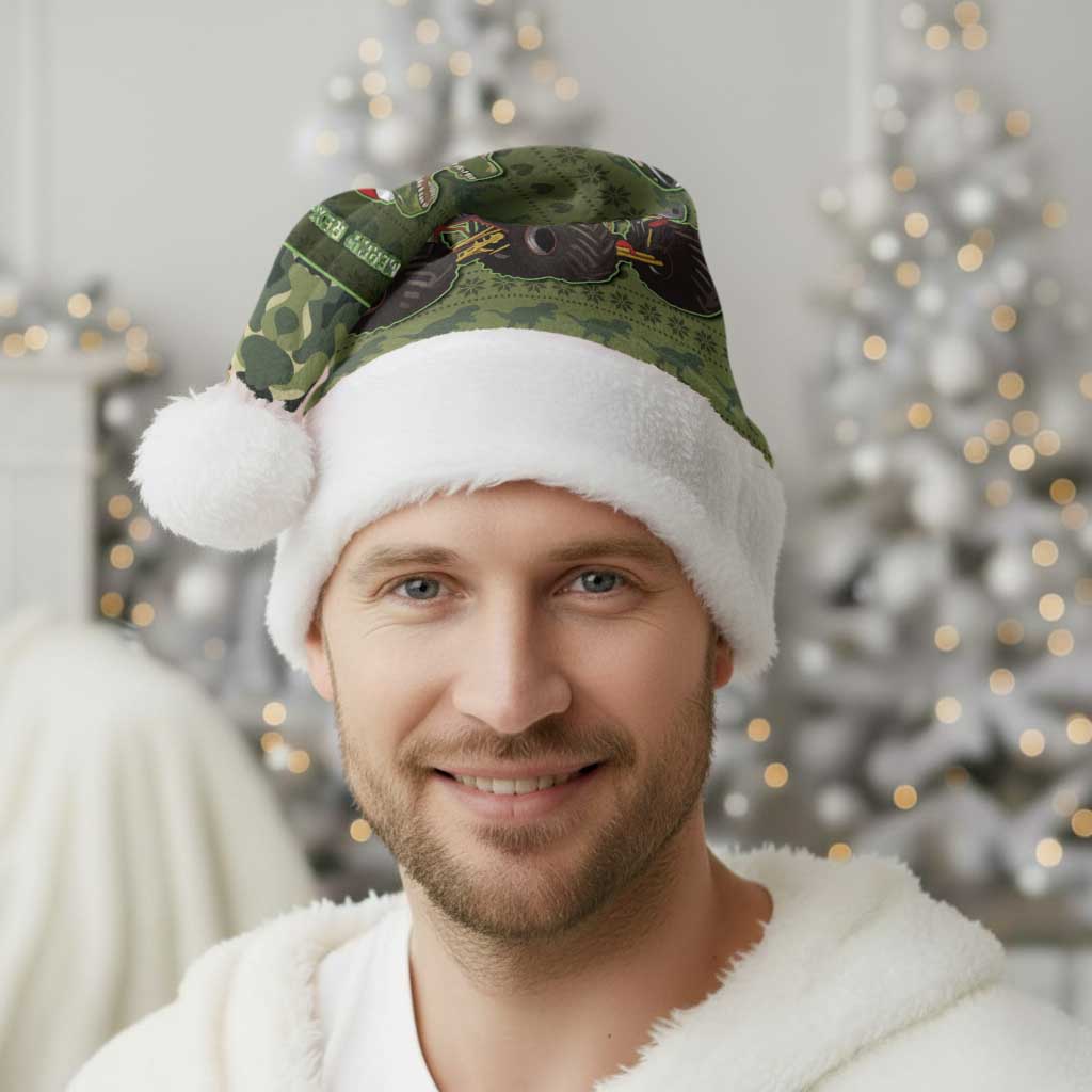 Dinosaur Christmas Santa Hat Merry Rexmas - Wonder Print Shop