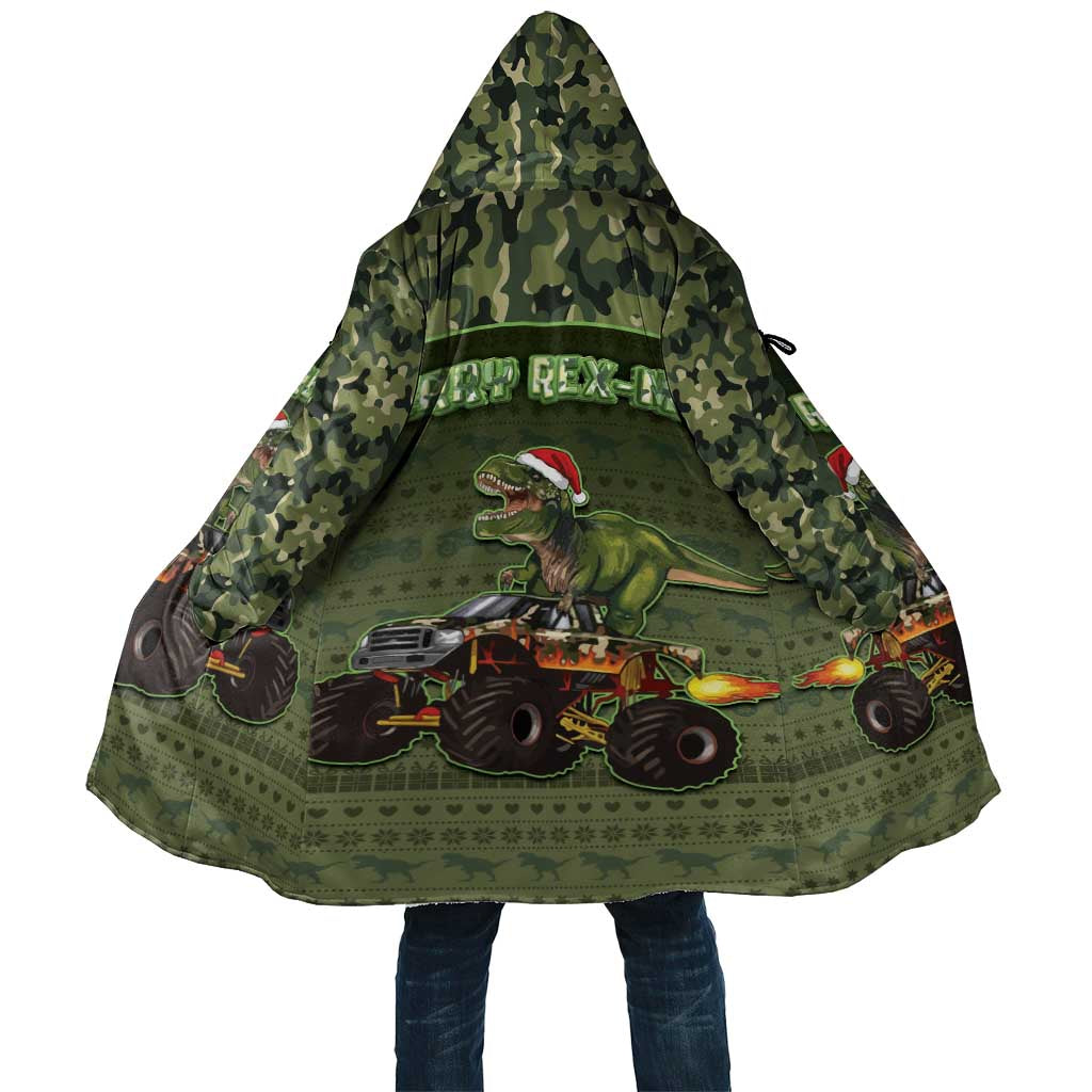 Dinosaur Christmas Cloak Merry Rexmas - Wonder Print Shop