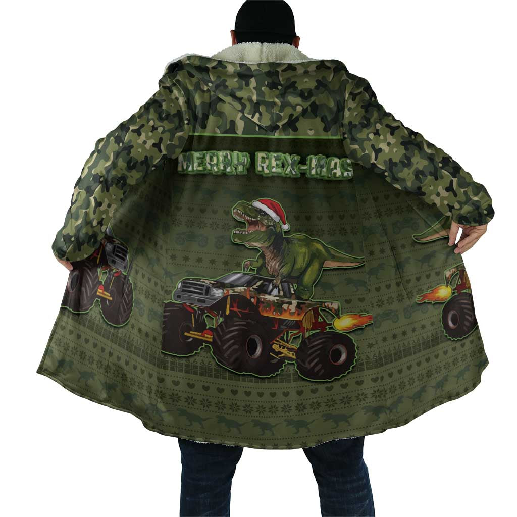 Dinosaur Christmas Cloak Merry Rexmas - Wonder Print Shop