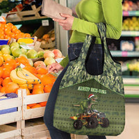 Dinosaur Christmas Grocery Bag Merry Rexmas - Wonder Print Shop