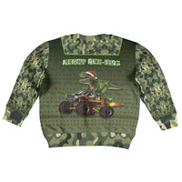 Dinosaur Christmas Kid Ugly Christmas Sweater Merry Rexmas - Wonder Print Shop