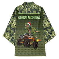 Dinosaur Christmas Kimono Merry Rexmas - Wonder Print Shop