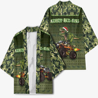 Dinosaur Christmas Kimono Merry Rexmas - Wonder Print Shop