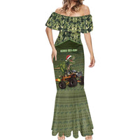Dinosaur Christmas Mermaid Dress Merry Rexmas - Wonder Print Shop