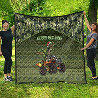 Dinosaur Christmas Quilt Merry Rexmas - Wonder Print Shop