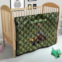 Dinosaur Christmas Quilt Merry Rexmas - Wonder Print Shop