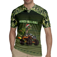 Dinosaur Christmas Rugby Jersey Merry Rexmas - Wonder Print Shop