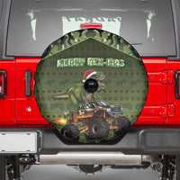 Dinosaur Christmas Spare Tire Cover Merry Rexmas - Wonder Print Shop