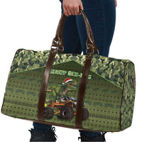 Dinosaur Christmas Travel Bag Merry Rexmas - Wonder Print Shop