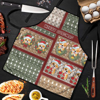 Corgi Christmas Apron Merry Corgmas - Wonder Print Shop