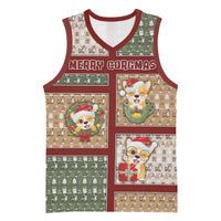 Personalized Corgi Christmas Basketball Jersey Merry Corgmas - Wonder Print Shop