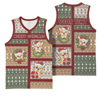 Personalized Corgi Christmas Basketball Jersey Merry Corgmas - Wonder Print Shop
