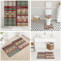 Corgi Christmas Bathroom Set Merry Corgmas - Wonder Print Shop