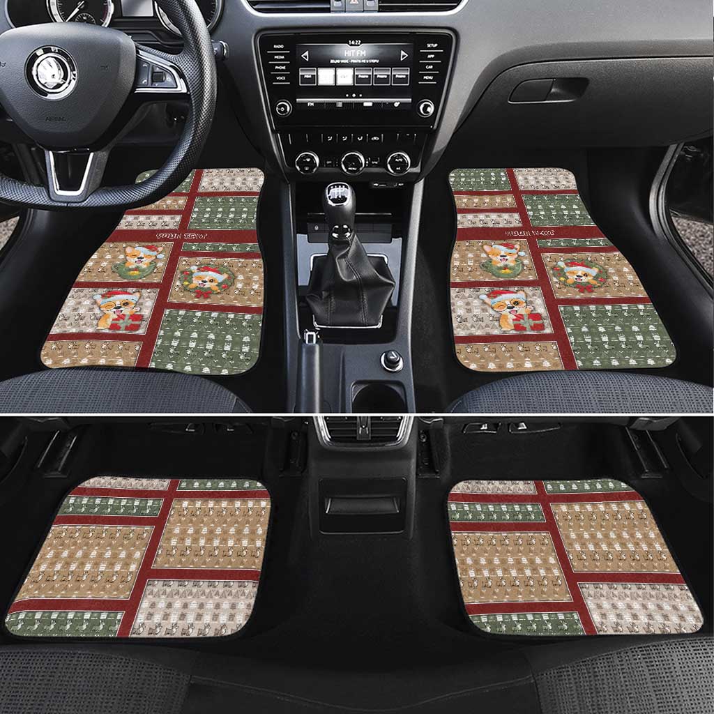 Personalized Corgi Christmas Car Mats Merry Corgmas - Wonder Print Shop