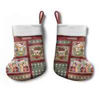 Personalized Corgi Christmas Stocking Merry Corgmas - Wonder Print Shop