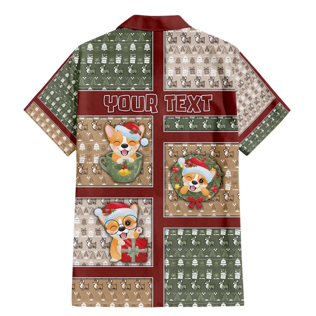 Personalized Corgi Christmas Family Matching Mermaid Dress and Hawaiian Shirt Merry Corgmas - Wonder Print Shop