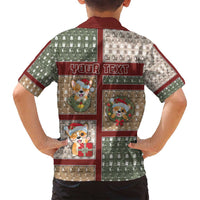 Personalized Corgi Christmas Family Matching Off Shoulder Maxi Dress and Hawaiian Shirt Merry Corgmas - Wonder Print Shop
