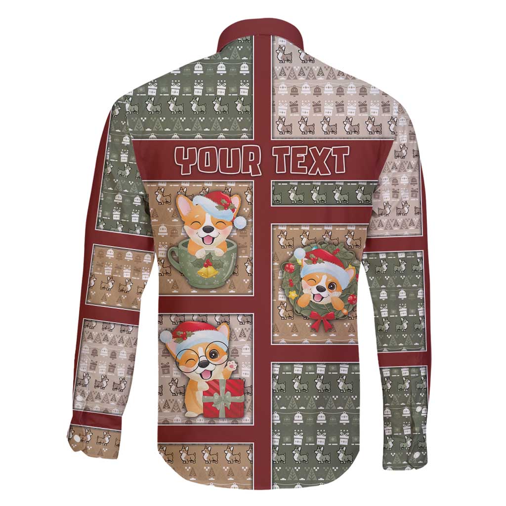 Personalized Corgi Christmas Family Matching Puletasi and Hawaiian Shirt Merry Corgmas - Wonder Print Shop