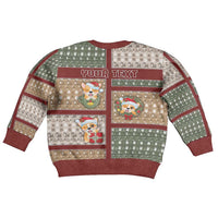 Personalized Corgi Christmas Kid Ugly Christmas Sweater Merry Corgmas - Wonder Print Shop