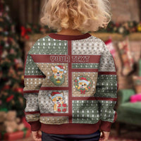 Personalized Corgi Christmas Kid Ugly Christmas Sweater Merry Corgmas - Wonder Print Shop