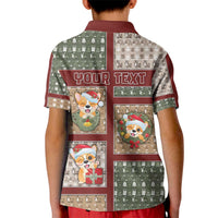 Personalized Corgi Christmas Kid Polo Shirt Merry Corgmas - Wonder Print Shop