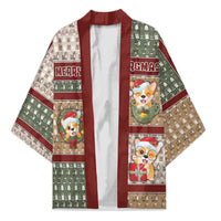 Personalized Corgi Christmas Kimono Merry Corgmas - Wonder Print Shop