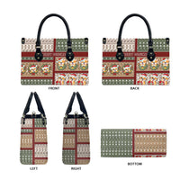 Corgi Christmas Leather Bag Merry Corgmas - Wonder Print Shop