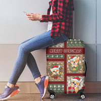 Corgi Christmas Luggage Cover Merry Corgmas - Wonder Print Shop