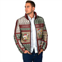 Personalized Corgi Christmas Padded Jacket Merry Corgmas - Wonder Print Shop