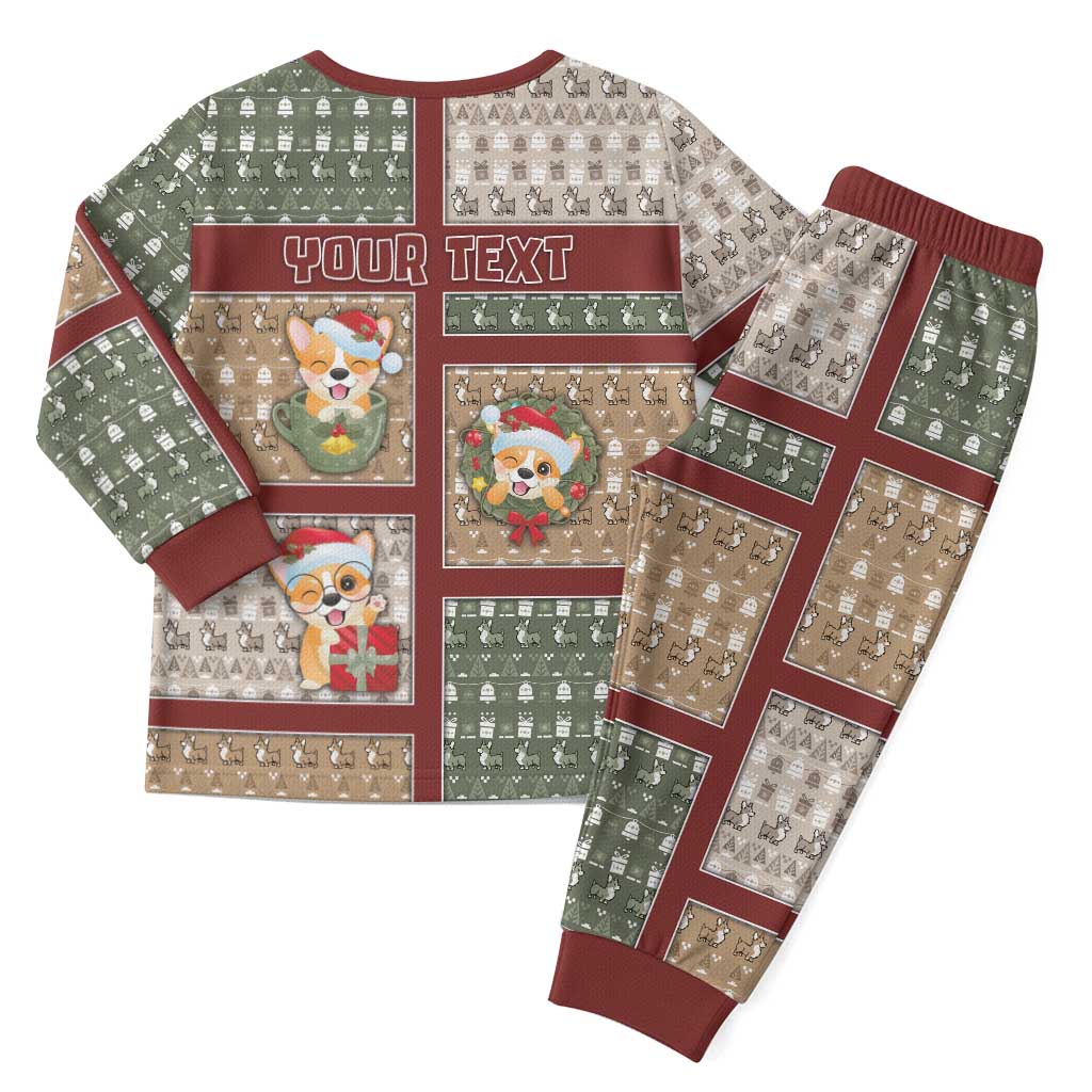 Personalized Corgi Christmas Pajama Set Merry Corgmas - Wonder Print Shop