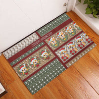 Corgi Christmas Rubber Doormat Merry Corgmas - Wonder Print Shop