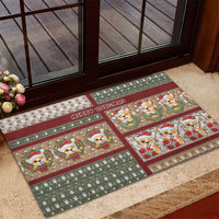 Corgi Christmas Rubber Doormat Merry Corgmas - Wonder Print Shop