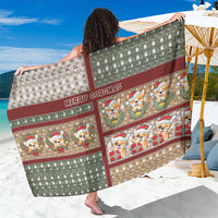 Corgi Christmas Sarong Merry Corgmas - Wonder Print Shop