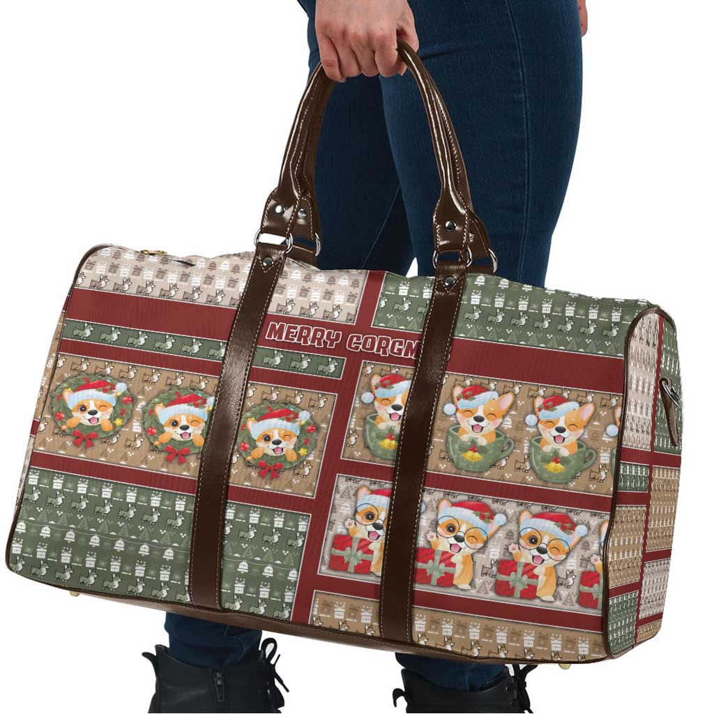 Corgi Christmas Travel Bag Merry Corgmas - Wonder Print Shop