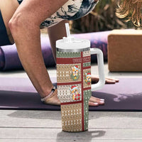 Personalized Corgi Christmas Tumbler With Handle Merry Corgmas - Wonder Print Shop