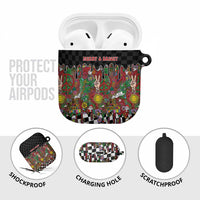 Hippie Christmas AirPods Case Doodle Style - Wonder Print Shop