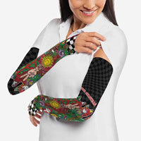 Hippie Christmas Arm Sleeves Doodle Style - Wonder Print Shop