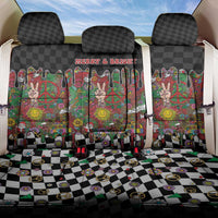 Hippie Christmas Back Car Seat Cover Doodle Style - Wonder Print Shop