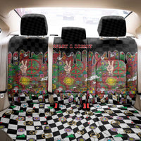 Hippie Christmas Back Car Seat Cover Doodle Style - Wonder Print Shop