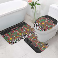 Hippie Christmas Bathroom Set Doodle Style - Wonder Print Shop