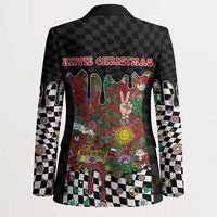 Hippie Christmas Blazer Doodle Style - Wonder Print Shop