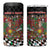 Hippie Christmas 4 in 1 Can Cooler Tumbler Doodle Style - Wonder Print Shop