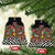 Hippie Christmas Ceramic Ornament Doodle Style - Wonder Print Shop